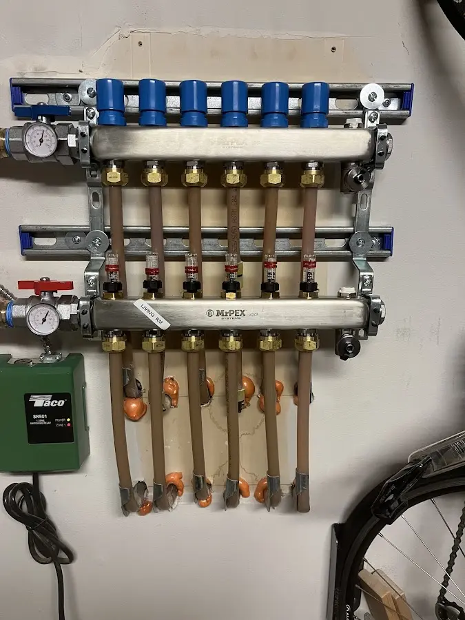 Plumber performing Gas Line Installation at a residential property in Lake Elsinore